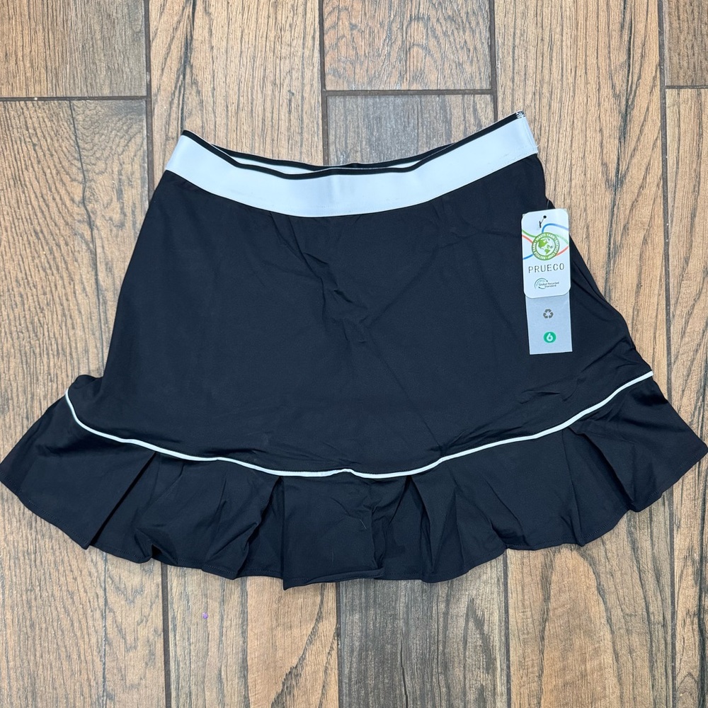 Black & White Band Mono B Golf Tennis or Pickleball Skort
